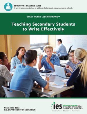 Pdf Teaching Secondary Students To Write Effectively Writing Process Middle School - Writing Process Middle School