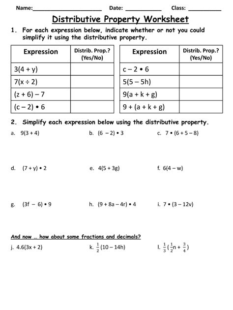 Pdf The Distributive Property Pattern Tdp 1 Math 7th Grade Reverse Distribution Worksheet - 7th Grade Reverse Distribution Worksheet