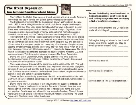 Pdf The Great Depression Curriculum Overview Federal Reserve Lesson Plans On The Great Depression - Lesson Plans On The Great Depression
