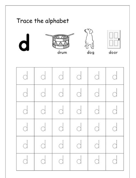 Pdf The Letter D Lowercase K5 Learning Kindergarten Letter D Worksheet - Kindergarten Letter D Worksheet