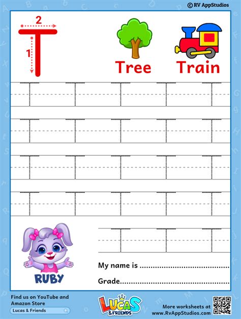 Pdf The Letter T Uppercase K5 Learning Letter T Worksheets For Kindergarten - Letter T Worksheets For Kindergarten