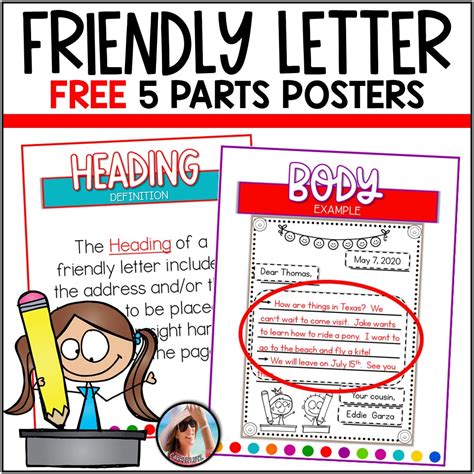 Pdf The Parts Of A Friendly Letter This Parts Of A Letter For Kids - Parts Of A Letter For Kids