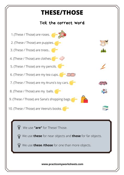 Pdf This That These Those K5 Learning This And That Worksheet - This And That Worksheet