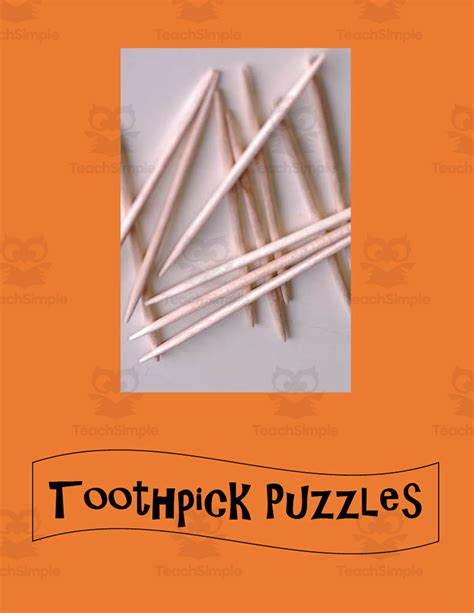 Pdf Toothpick Puzzle 1 Simply Science Toothpick Math - Toothpick Math