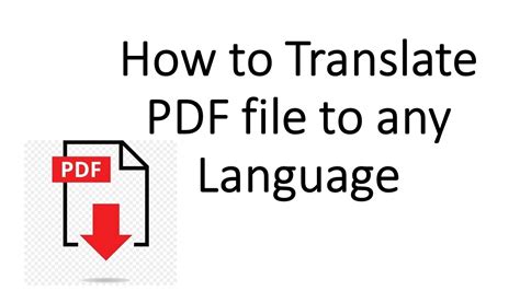 pdf translate