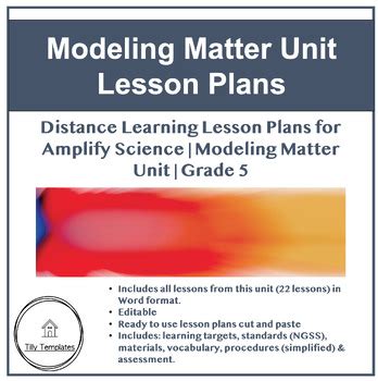Pdf Unit Guide Modeling Matter Amplify Com Matter 5th Grade - Matter 5th Grade
