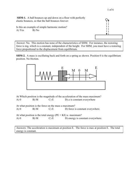 Pdf Worksheet Exp 12 Simple Harmonic Motion Department Harmonic Motion Worksheet - Harmonic Motion Worksheet