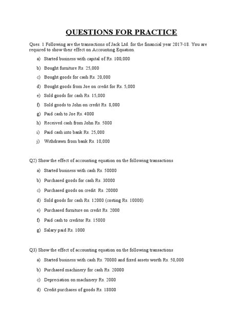 Read Online Pdf Accounting Equation Questions And Answers 