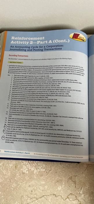 Read Online Pdf Accounting Reinforcement Activity 2 Part A Answers 