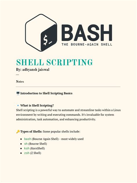 Read Pdf Bash Shell Scripting Tutorial 