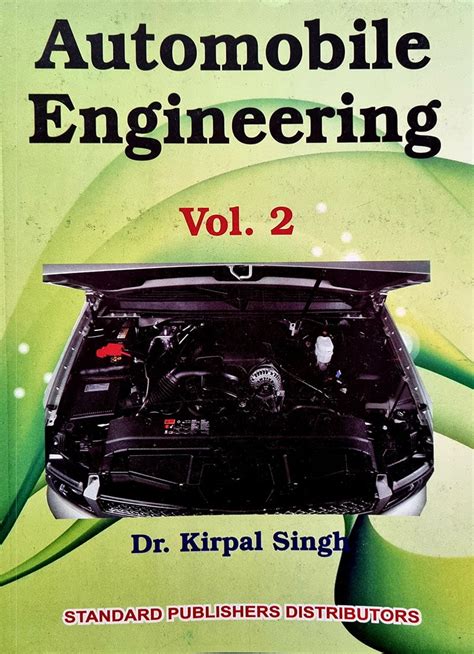 Read Online Pdf Book Automobile Engineering Books For Local Author 