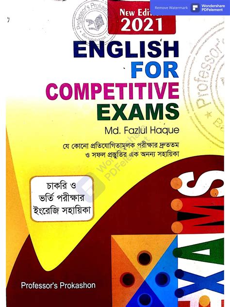 Read Online Pdf English Grammar For Competitive Exam 