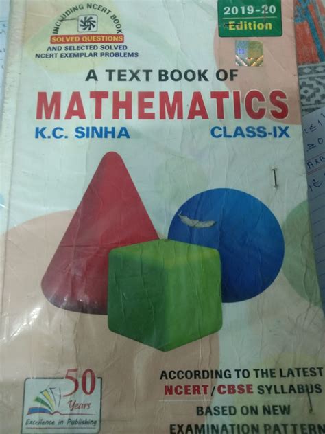 Download Pdf File Of Kc Sinha Mathematics Class 9 Th 