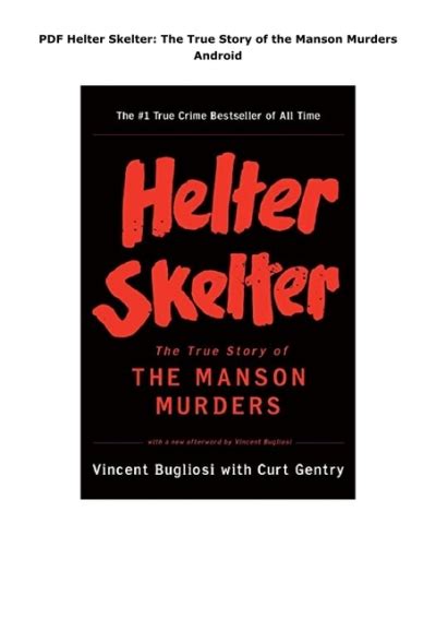 Download Pdf Helter Skelter The True Story Of The Manson Murders 
