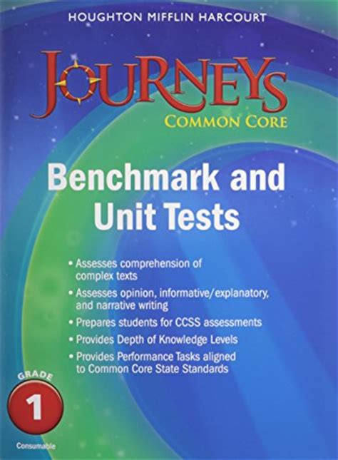 Read Pdf Journeys Benchmark And Unit Tests Consumable Grade 1 