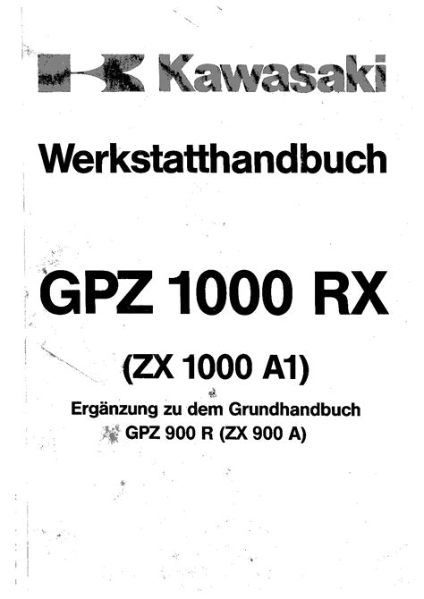 Read Online Pdf Kawasaki Gpz1000Rx Manual 