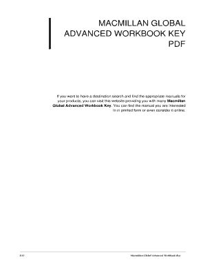 Full Download Pdf Macmillan Global Advanced Workbook Key 