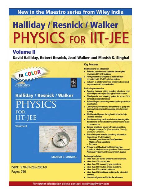 Read Online Pdf Of Halliday Iit Physics 