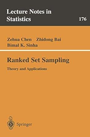 Read Online Pdf Ranked Set Sampling Theory And Applications Lecture 