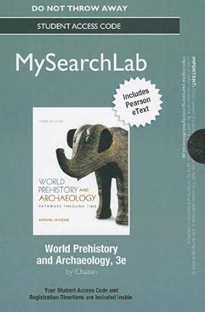 Download Pdf World Prehistory And Archaeology With Mysearchlab Access Code Book By Pearson 