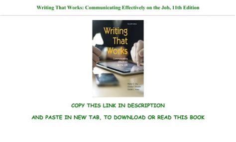 Read Pdf Writing That Works 11Th Edition 