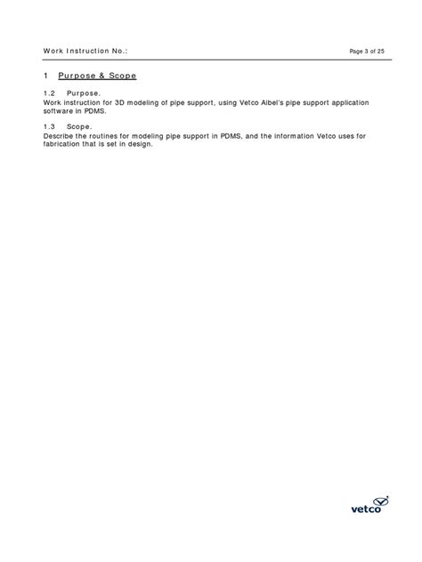 Pdms Pipe Support Design Manuals