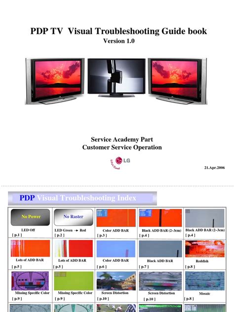 Full Download Pdp Tv Visual Troubleshooting Guide 