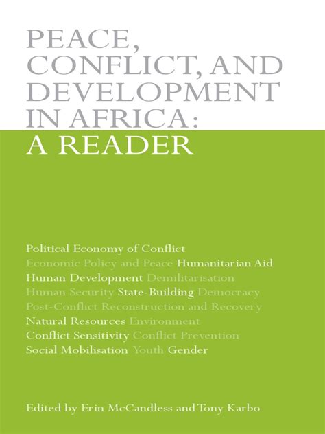 Download Peace Conflict And Development In Africa A Reader 