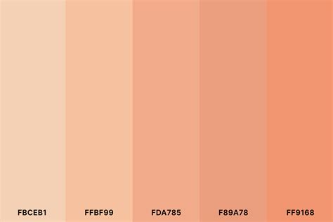 peach colors