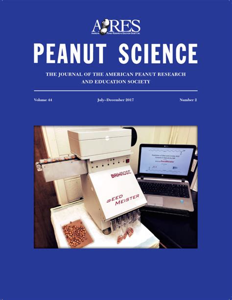 Peanut Science Allen Press Peanut Science - Peanut Science