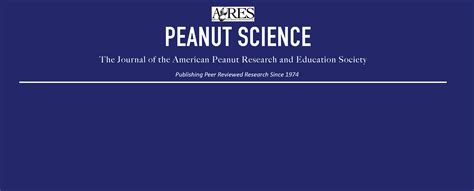 Peanut Science Issue Issue 1 49 Peanut Science Peanut Science - Peanut Science