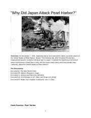 Pearl Harbor Mini Q Document Answers Plumelutions