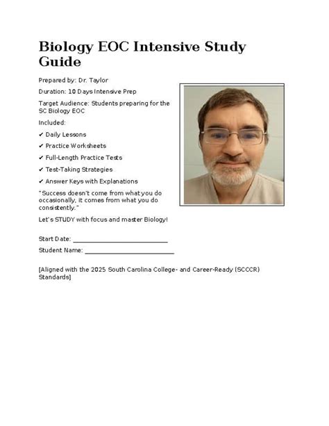 Pearson Biology Eoc