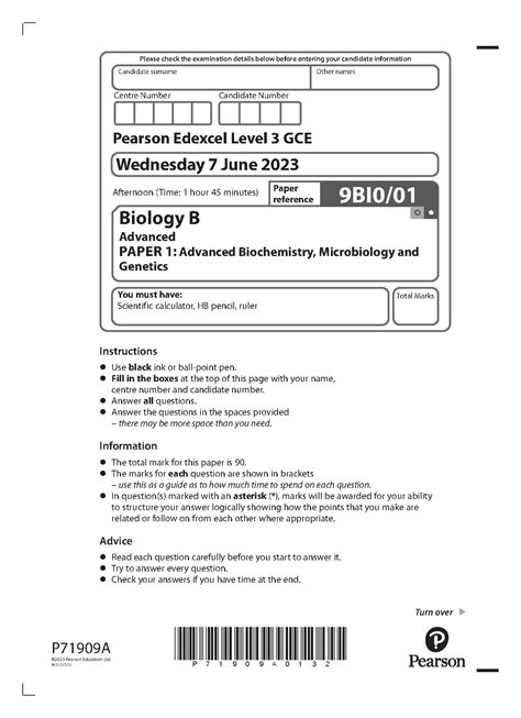 pearson biology workbook b answer key