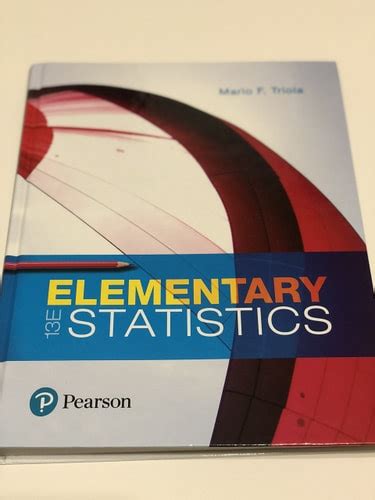 pearson elementary statistics 13th edition