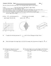 Pearson Geometry Ch 10 Test Form