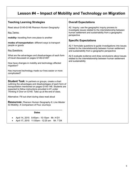 Pearson Human Geography Grade 8 Unit 2