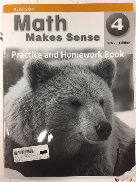 Pearson Math Makes Sense 4 Workbook Answers