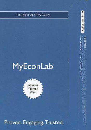 pearson myeconlab access code