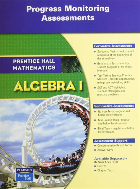pearson progress monitoring algebra