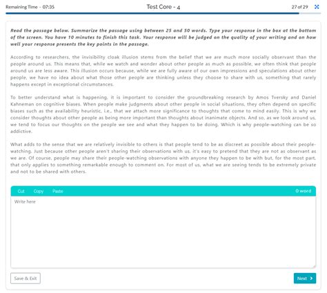 pearson pte writing practice test