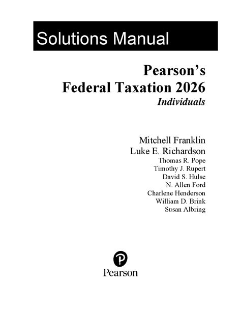 pearson solution manual tro
