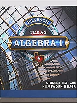 Pearson Texas Algebra 1 Student Text And Homework Pearson Education Inc Math Worksheets - Pearson Education Inc Math Worksheets
