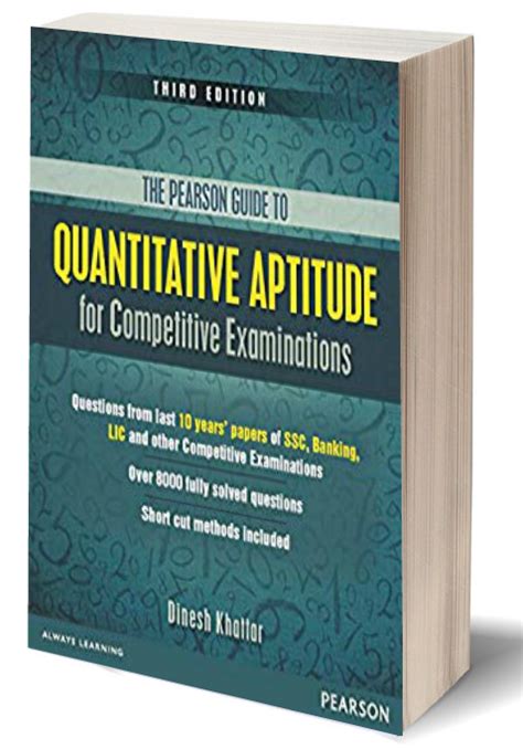 Pearson To Quantitative Aptitude For Cat
