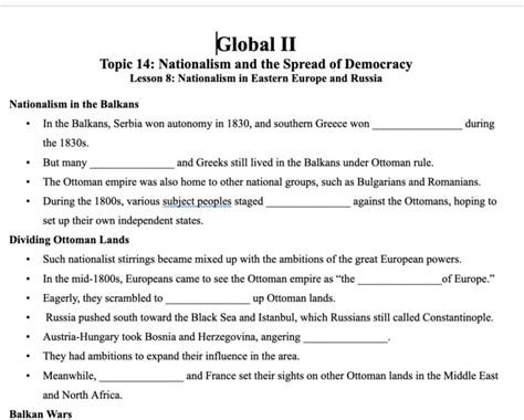 Pearson World History Section Question Answers