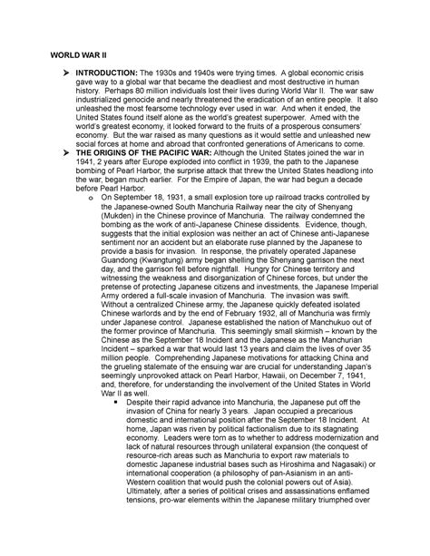 Pearson World War 2 Section Quiz Answers