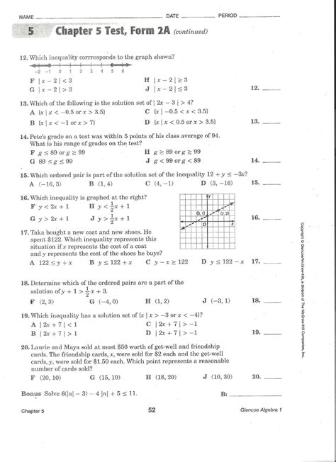 Full Download Pearson Algebra 2 Chapter 1 Test Answers 