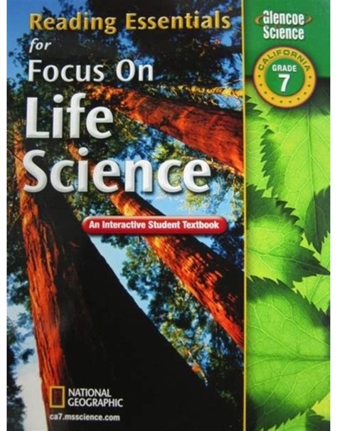 Full Download Pearson Ca Focus On Life Science Guided Reading Grade 7 
