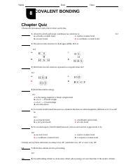 Read Online Pearson Education Chapter 8 Covalent Bonding Answers File Type Pdf 