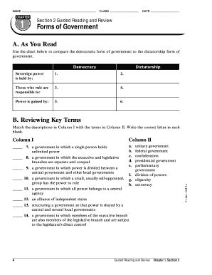 Download Pearson Education Guided Reading Government Chapter 13 Answers 